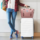 1pc Fashionable Large Capacity Rotating Wheel Travel Bag - NightBug.pk