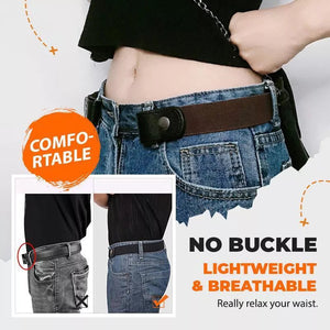 🔥High-Quality Invisible Elastic Waist Belt: No Buckle, Comfortable, Stretchy