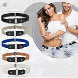 🔥High-Quality Invisible Elastic Waist Belt: No Buckle, Comfortable, Stretchy