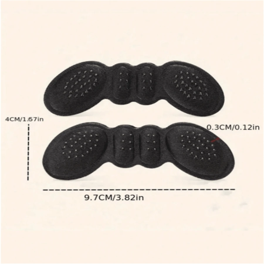 Heel inline Grip Insole Pads (2 Pairs) - NightBug.pk