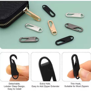 Universal Detachable Zipper Pullers (Pack of 10 Pcs) - NightBug.pk