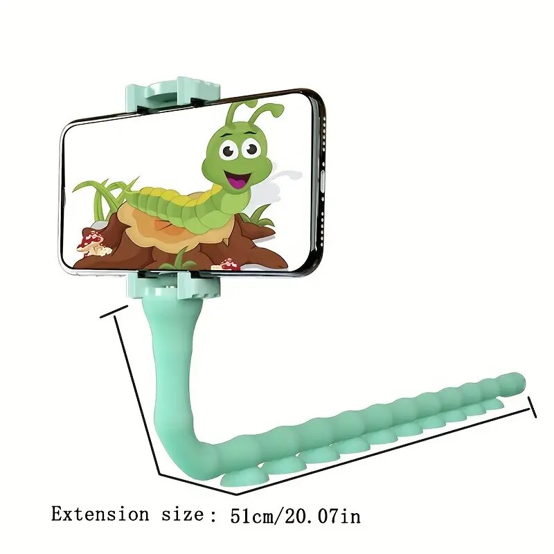 Portable Caterpillar: Ultra-Flexible Phone Holder - NightBug.pk