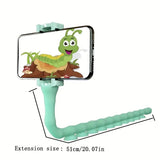 Portable Caterpillar: Ultra-Flexible Phone Holder - NightBug.pk