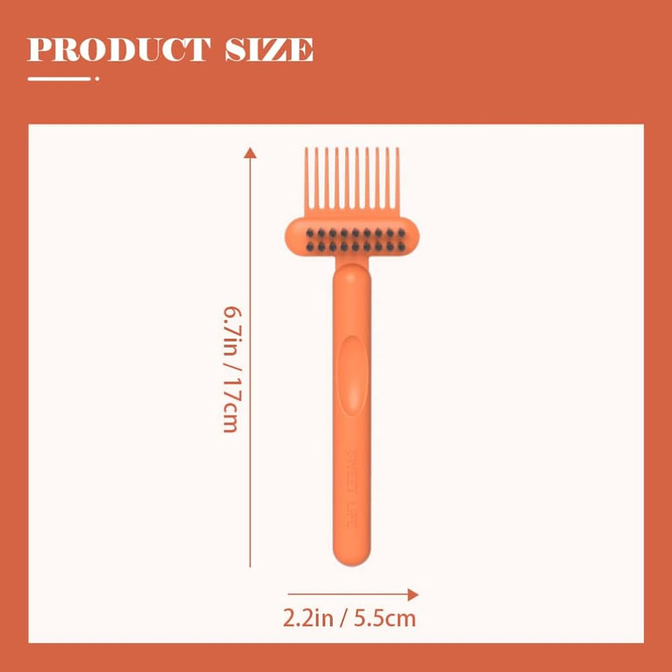 2 in 1  Hair Comb Cleaner Tool (Pack of 2 pcs) - NightBug.pk