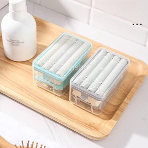 2-in-1 Portable Laundry Rolling Soap Box - NightBug.pk