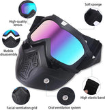 Ultimate Face Helmet Mask with Goggles - NightBug.pk