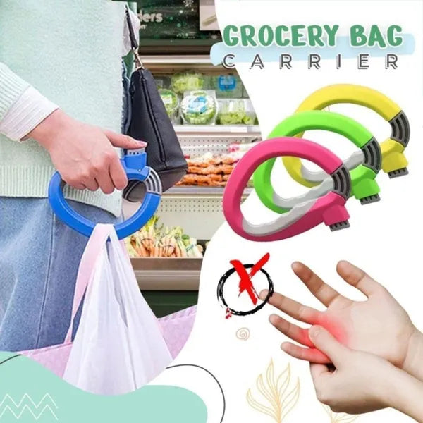 D-Shaped Easy Hand Anti Soring Hands Bag Carrier Holder - NightBug.pk