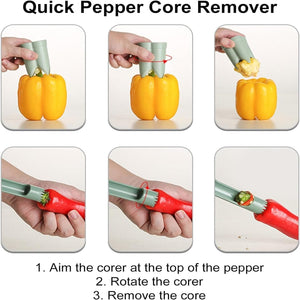 2-in-1 Multi-Purpose Vegetable & Fruit Corer