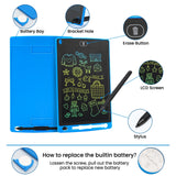 8.5 Inch Portable Colorful LCD Writing Tablet - NightBug.pk