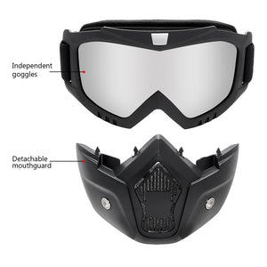 Ultimate Face Helmet Mask with Goggles - NightBug.pk