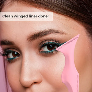 Reusable Multi-function Eyeliner Stencils - NightBug.pk