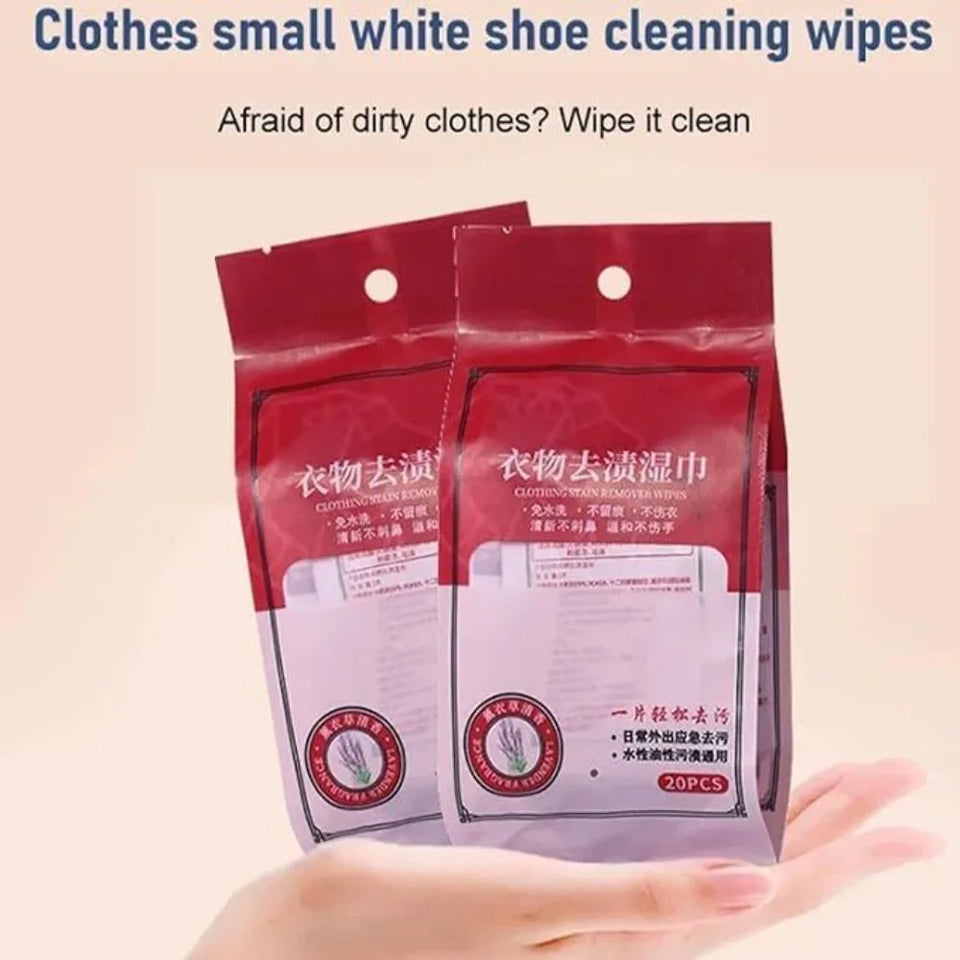 1 pack Clothes Stain Removal Wipes