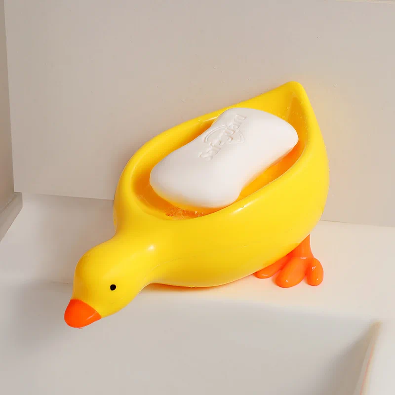 Cute Duck Shaped Soap Dish - NightBug.pk