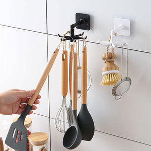 360 Degree Rotating Kitchen Hook (Pair of 2) - NightBug.pk