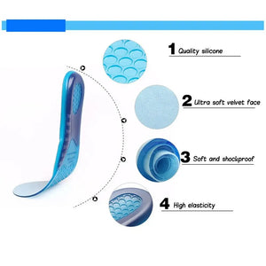 Sports Elastic Shoe Insoles - NightBug.pk