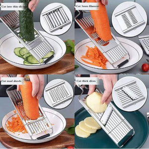 Multi-Purpose Vegetable Slicer Cuts Set - NightBug.pk