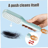 One-Push Self-Cleaning Hair Comb - NightBug.pk