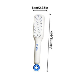 One-Push Self-Cleaning Hair Comb - NightBug.pk