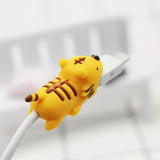 3 Pcs Cute Animal Bite Charging Cable Protector - NightBug.pk