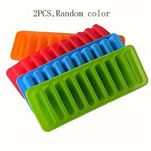 Multipurpose Silicone Stick Shaped Ice Mold Tray (Pack of 2) - NightBug.pk