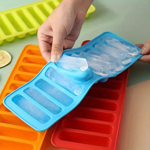 Multipurpose Silicone Stick Shaped Ice Mold Tray (Pack of 2) - NightBug.pk