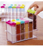 Multicolor Masala Storage Box (Pack of 6 Pcs)